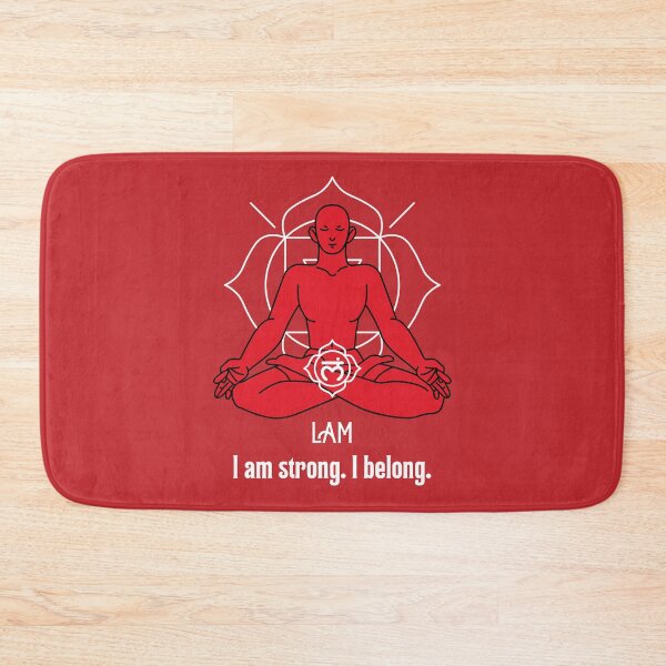 Item preview, Root Chakra (Muladhara) – LAM – I Am Strong. I Belong. designed and sold by PranaLume.