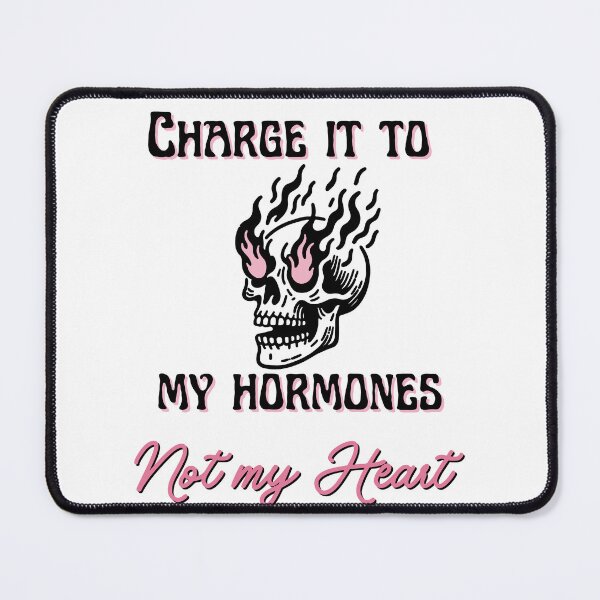 Item preview, Charge It To My Hormones | Funny Period Humor Shirt | Sassy Women's T-Shirt | Menstrual Cycle Meme Tee | Hormonal Rage Gift | Young Hunt Design designed and sold by Weird5-TheStore.