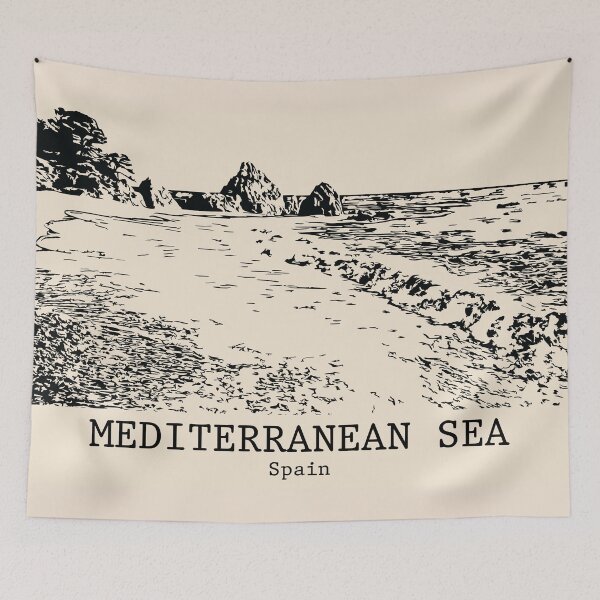 Item preview, Mediterranean Sea - Spain designed and sold by Lakeric Cityscapes.