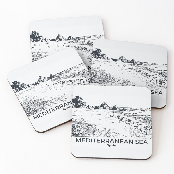 Item preview, Mediterranean Sea - Spain designed and sold by Lakeric Cityscapes.