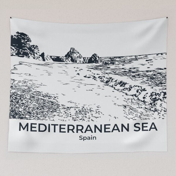 Item preview, Mediterranean Sea - Spain designed and sold by Lakeric Cityscapes.