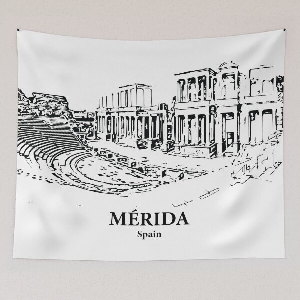Item preview, Mérida - Spain designed and sold by Lakeric Cityscapes.