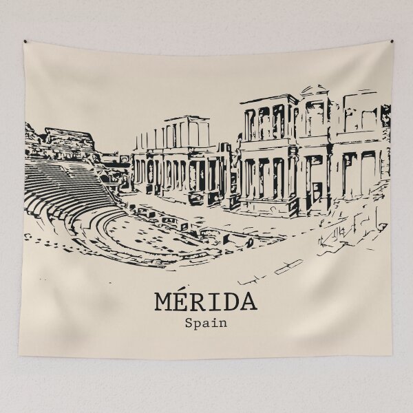 Item preview, Mérida - Spain designed and sold by Lakeric Cityscapes.