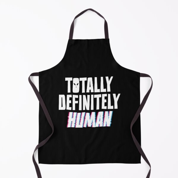Item preview, Totally Definitely Human | Funny Alien UFO designed and sold by Guerrilla-Dx.