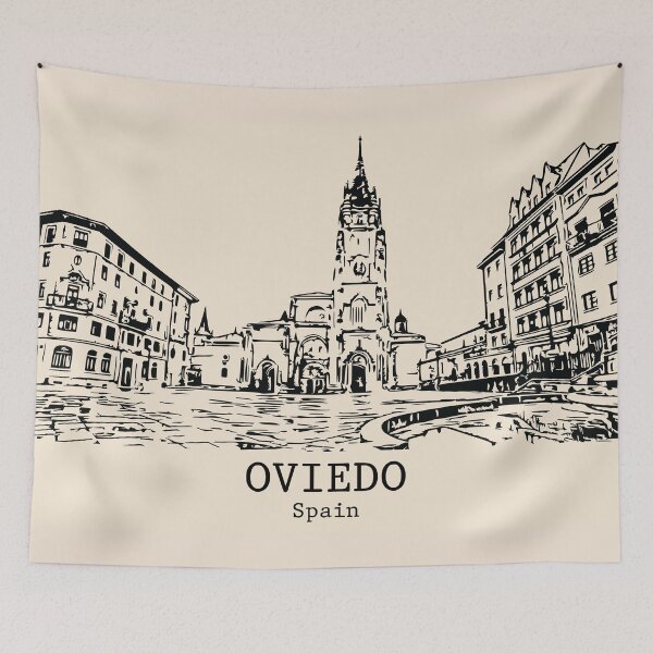 Item preview, Oviedo - Spain designed and sold by Lakeric Cityscapes.