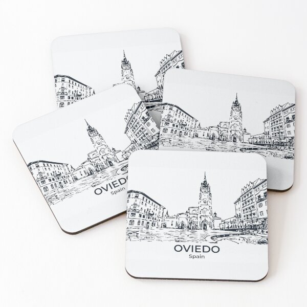 Item preview, Oviedo - Spain designed and sold by Lakeric Cityscapes.