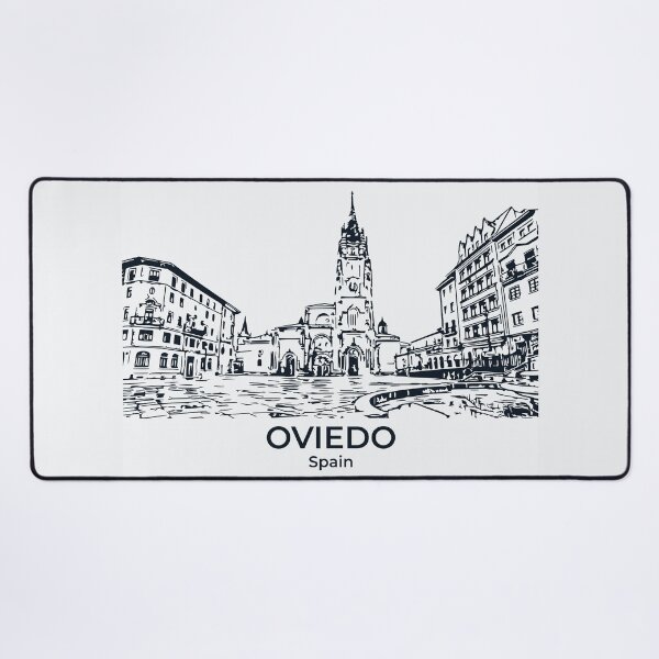 Item preview, Oviedo - Spain designed and sold by Lakeric Cityscapes.