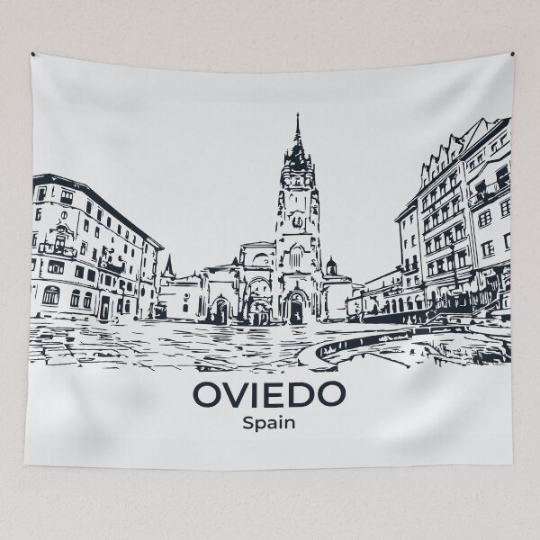 Item preview, Oviedo - Spain designed and sold by Lakeric Cityscapes.