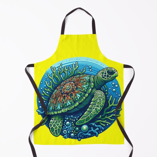 Item preview, REEF TURTLE (#FFFF00) designed and sold by Marlon Oseguera.
