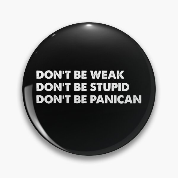 Item preview, Don't Be a Panican – Patriotic Grunge Typography Design | Trump Tariffs Quote | Anti-Panic Political Slogan | Bold Statement designed and sold by Prints-N-Tees.