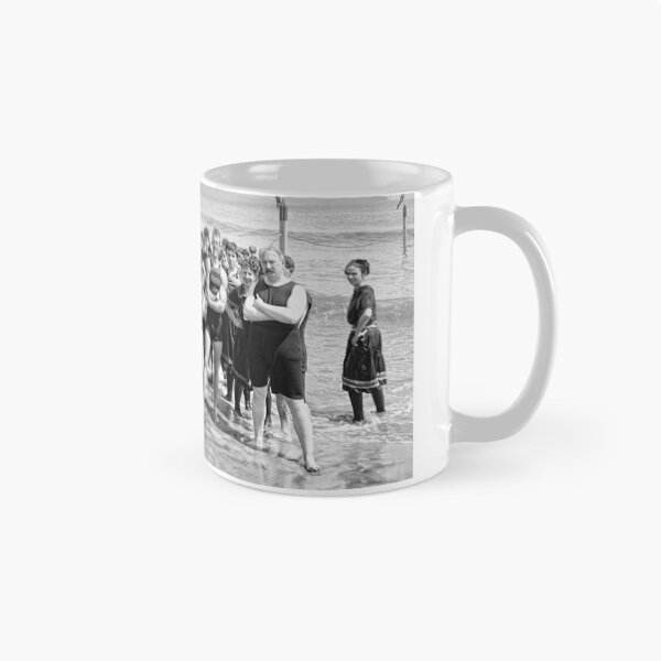 Item preview, Coney Island Lifeguards and Bathers, 1900 – Vintage Beach Portrait designed and sold by Daniel Hagerman.
