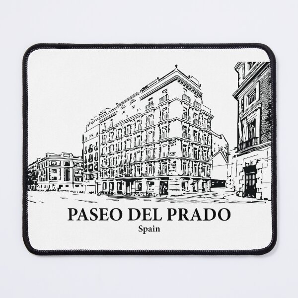 Item preview, Paseo del Prado - Spain designed and sold by Lakeric Cityscapes.