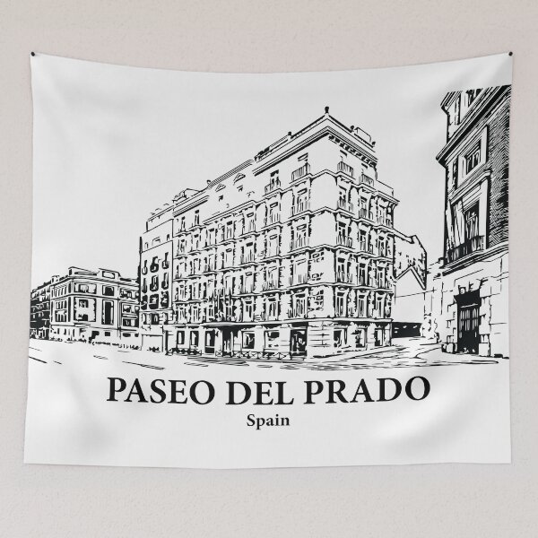 Item preview, Paseo del Prado - España designed and sold by Lakeric Cityscapes.