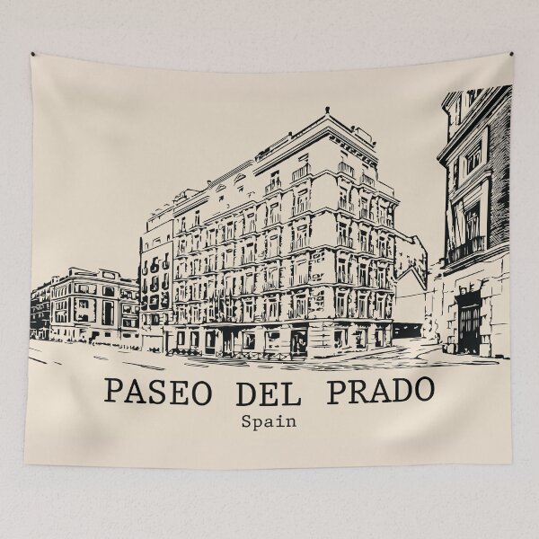 Item preview, Paseo del Prado - Spain designed and sold by Lakeric Cityscapes.