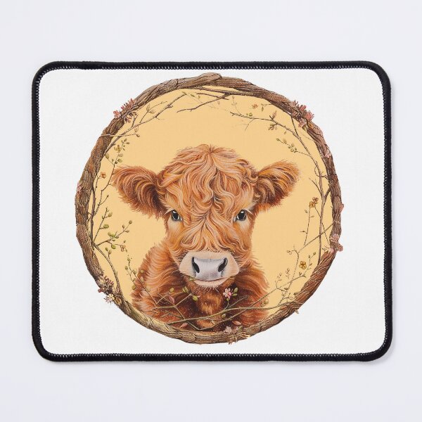 Item preview, Highland Cow and Flowers Barnyard designed and sold by SkiesOfBlue5150.