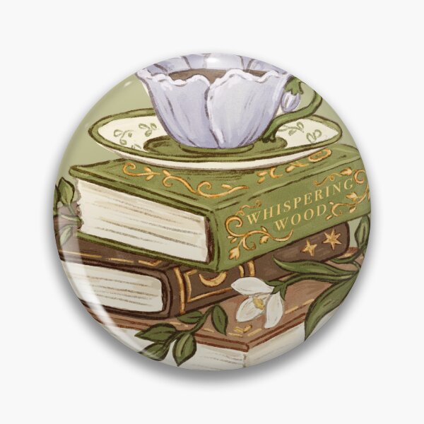 Item preview, Book and Tea at the Library designed and sold by hwainio.