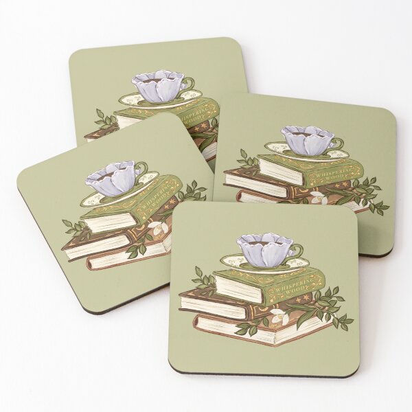 Item preview, Book and Tea at the Library designed and sold by hwainio.