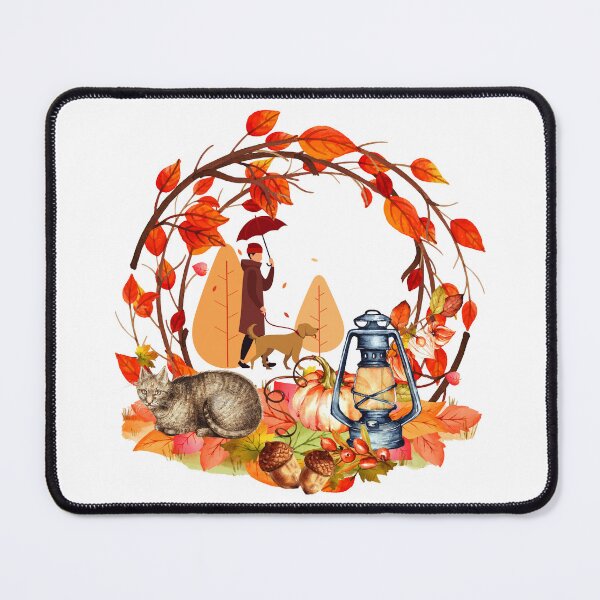 Item preview, Autumn Rain Walk – Cozy Stroll in the Rain designed and sold by PnrArtDesign.