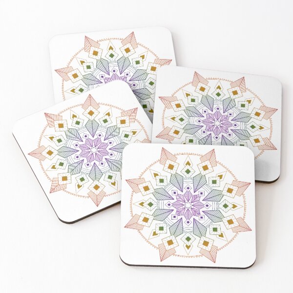 Item preview, Colourful Art Deco Vibes designed and sold by wood burn corner.