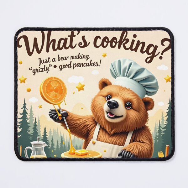 Item preview, Bear Chef Pancakes - Grizzly Good Breakfast designed and sold by nhk999.