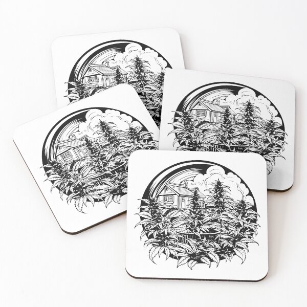 Item preview, Cannabis Weed Pot Marijuana Herb Ganja Hemp Plant Mary Jane Bud   designed and sold by inkoutninja.