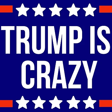 Artwork thumbnail, Trump is crazy  by Rachel the Artist 