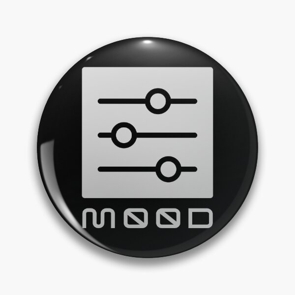 Item preview, M00D - variable temperament slider bar buttons designed and sold by FlipStitch Tees.