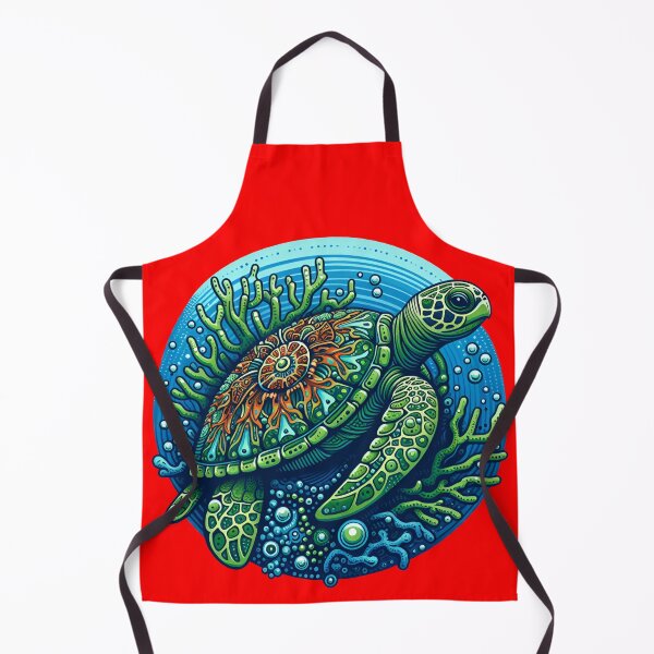 Item preview, REEF TURTLE (#FF0000) designed and sold by Marlon Oseguera.
