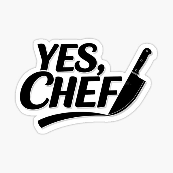 Item preview, YES Chef! designed and sold by StitchNRebl.