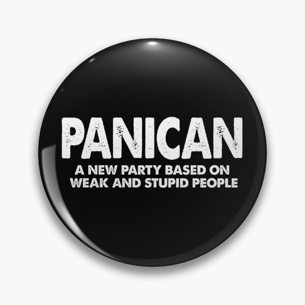 Item preview, Panican - A New Party Based on Weak & Stupid People | Trump Tariffs Quote | Patriotic Grunge Typography | Political Satire designed and sold by Prints-N-Tees.