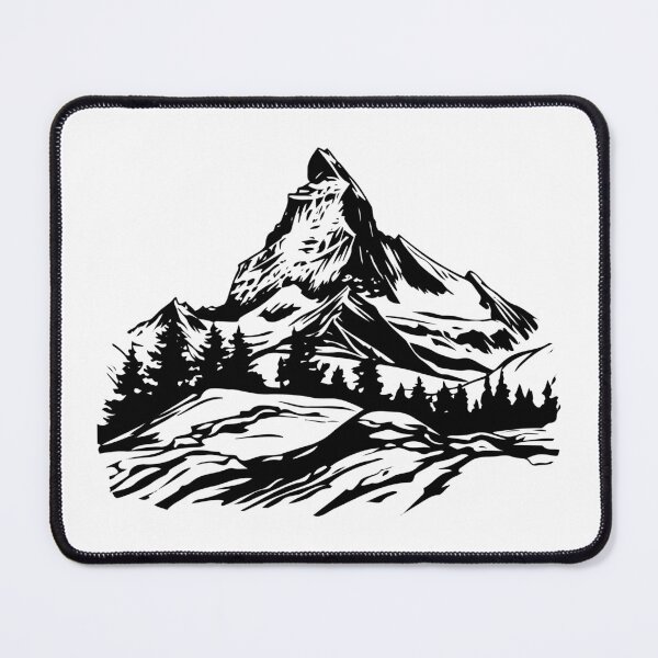 Item preview, Mount Matterhorn Swiss Alps Alpine Peak Pennine Zermatt Snow Cap designed and sold by inkoutninja.