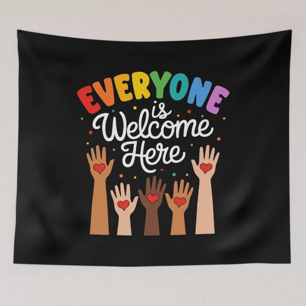 Item preview, Everyone Is Welcome Here designed and sold by lonaarts8.