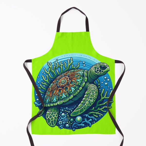 Item preview, REEF TURTLE (#99FF00) designed and sold by Marlon Oseguera.