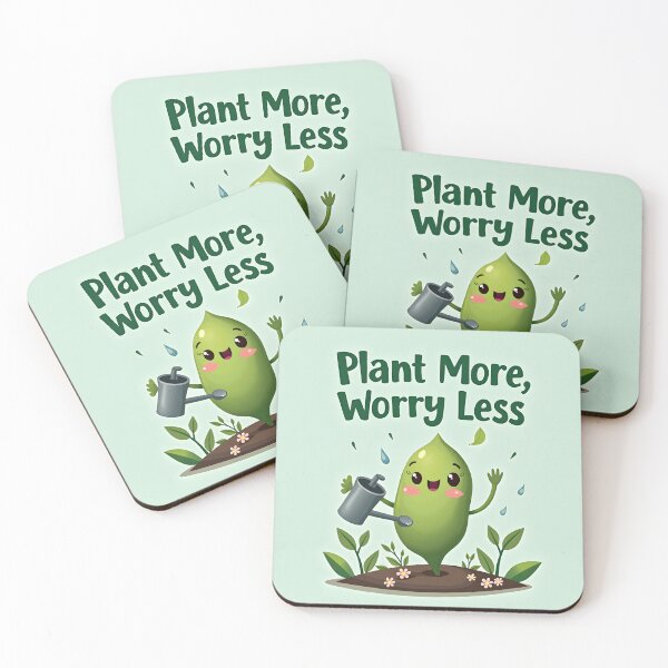 Item preview, Plant More, Worry Less - Eco-Friendly Cartoon  designed and sold by nhk999.