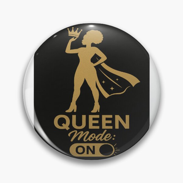 Item preview, QUEEN MODE  (BLK/WHITE) designed and sold by Flavaprints4u.