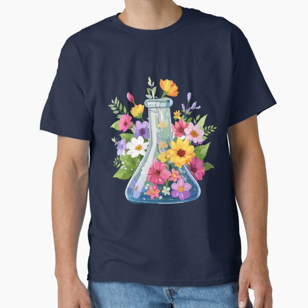 Item preview, Chemistry beaker with flowers designed and sold by Modern-Phantom.