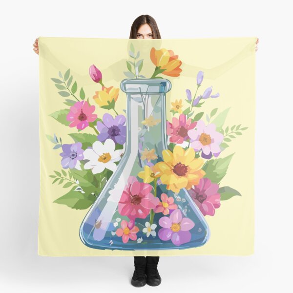 Item preview, Chemistry beaker with flowers designed and sold by Modern-Phantom.