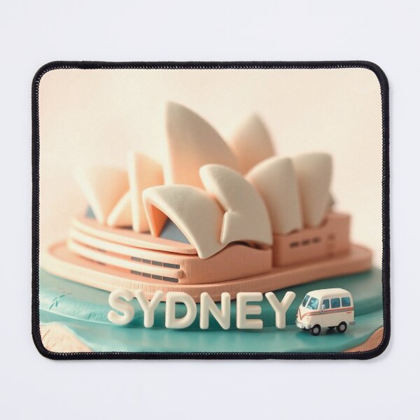 Item preview, SYDNEY, AUSTRALIA sticker poster with miniature design. designed and sold by UrbanTRIP.