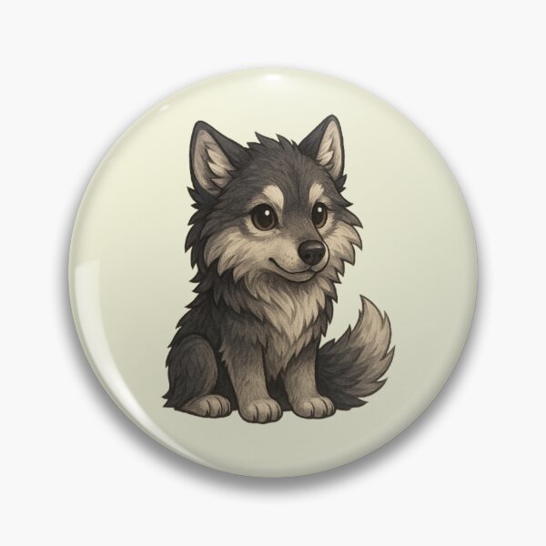Item preview, Adorable Dire Wolf – Cute Cartoon Wolf Design for Animal & Fantasy Lovers designed and sold by Appventis.