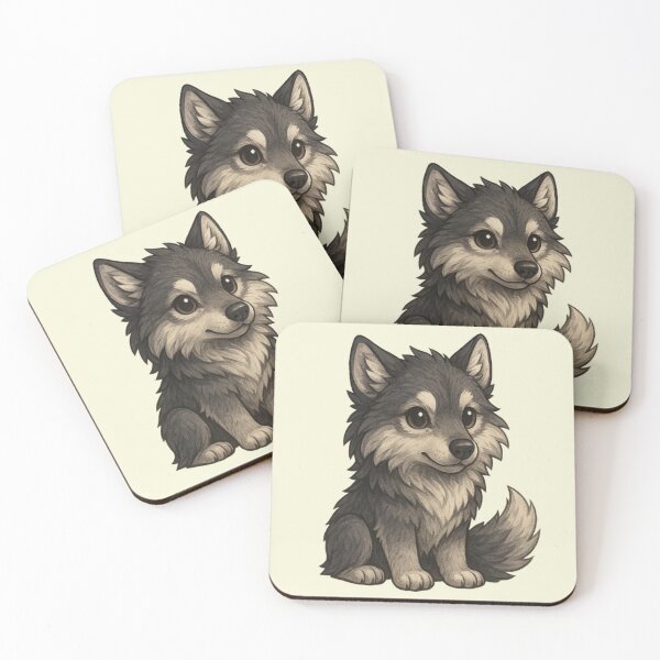 Item preview, Adorable Dire Wolf – Cute Cartoon Wolf Design for Animal & Fantasy Lovers designed and sold by Appventis.