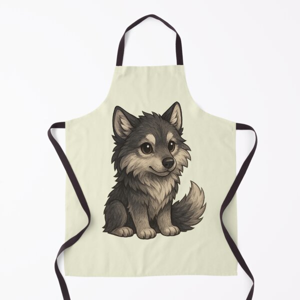 Item preview, Adorable Dire Wolf – Cute Cartoon Wolf Design for Animal & Fantasy Lovers designed and sold by Appventis.