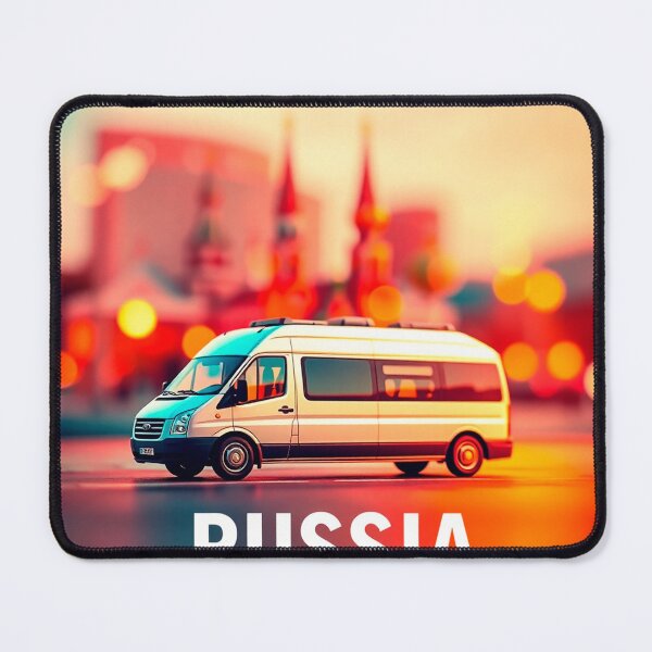 Item preview, RUSSIA sticker poster with miniature design. designed and sold by UrbanTRIP.