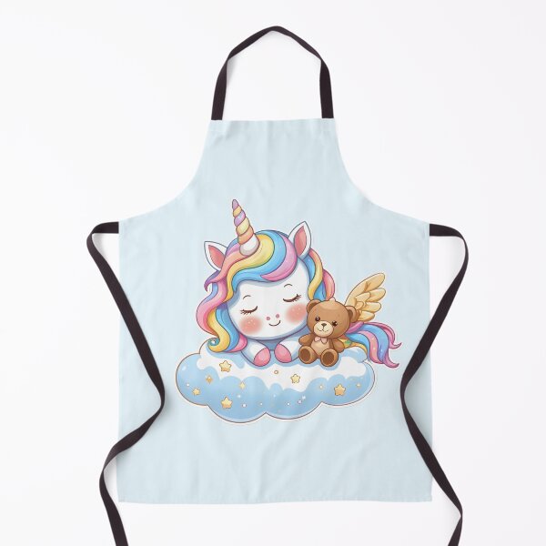 Item preview, Sleeping Unicorn with Teddy on Blue Cloud designed and sold by EpicPuzzles.