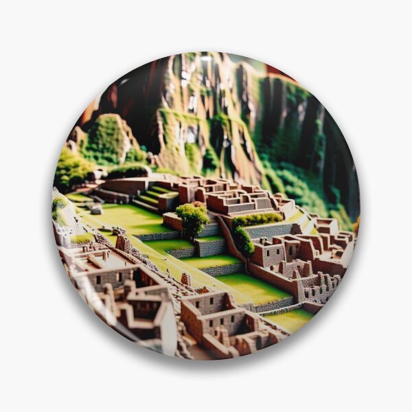 Item preview, MACHU PICCHU, PERU sticker poster with miniature design. designed and sold by UrbanTRIP.