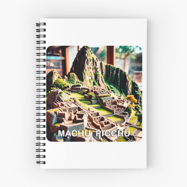 Item preview, MACHU PICCHU, PERU sticker poster with miniature design. designed and sold by UrbanTRIP.