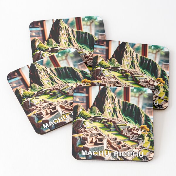Item preview, MACHU PICCHU, PERU sticker poster with miniature design. designed and sold by UrbanTRIP.