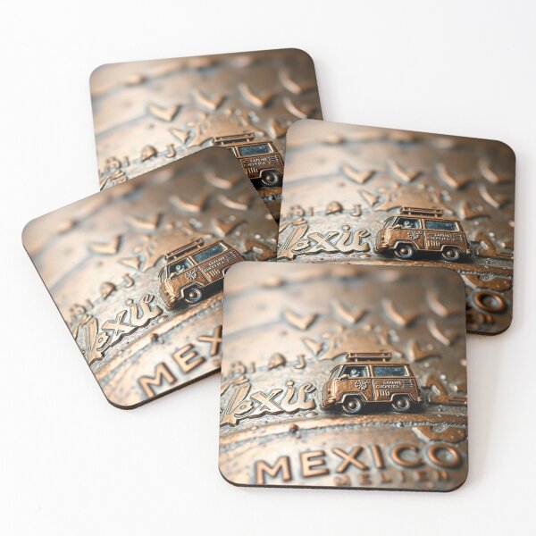 Item preview, MEXICO country sticker forged in metal, poster with miniature design. designed and sold by UrbanTRIP.