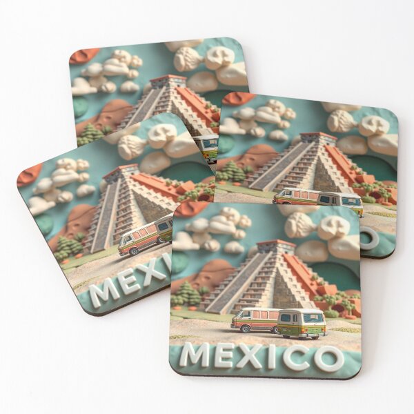 Item preview, Kukulcan sticker, Chichen Itza, poster with miniature design. designed and sold by UrbanTRIP.