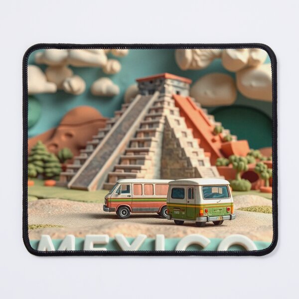 Item preview, Kukulcan sticker, Chichen Itza, poster with miniature design. designed and sold by UrbanTRIP.