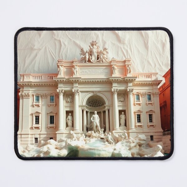 Item preview, ROME, Trevi Fountain sticker, poster with miniature design. designed and sold by UrbanTRIP.